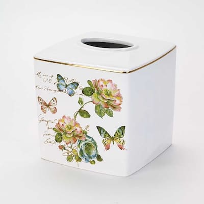 Avanti Butterfly Garden Tissue Cover