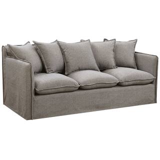 Grey Shabby Chic Sofas Couches Online At Our Furniture Of America Telermon Boho Shabby Chic Linen Sofa