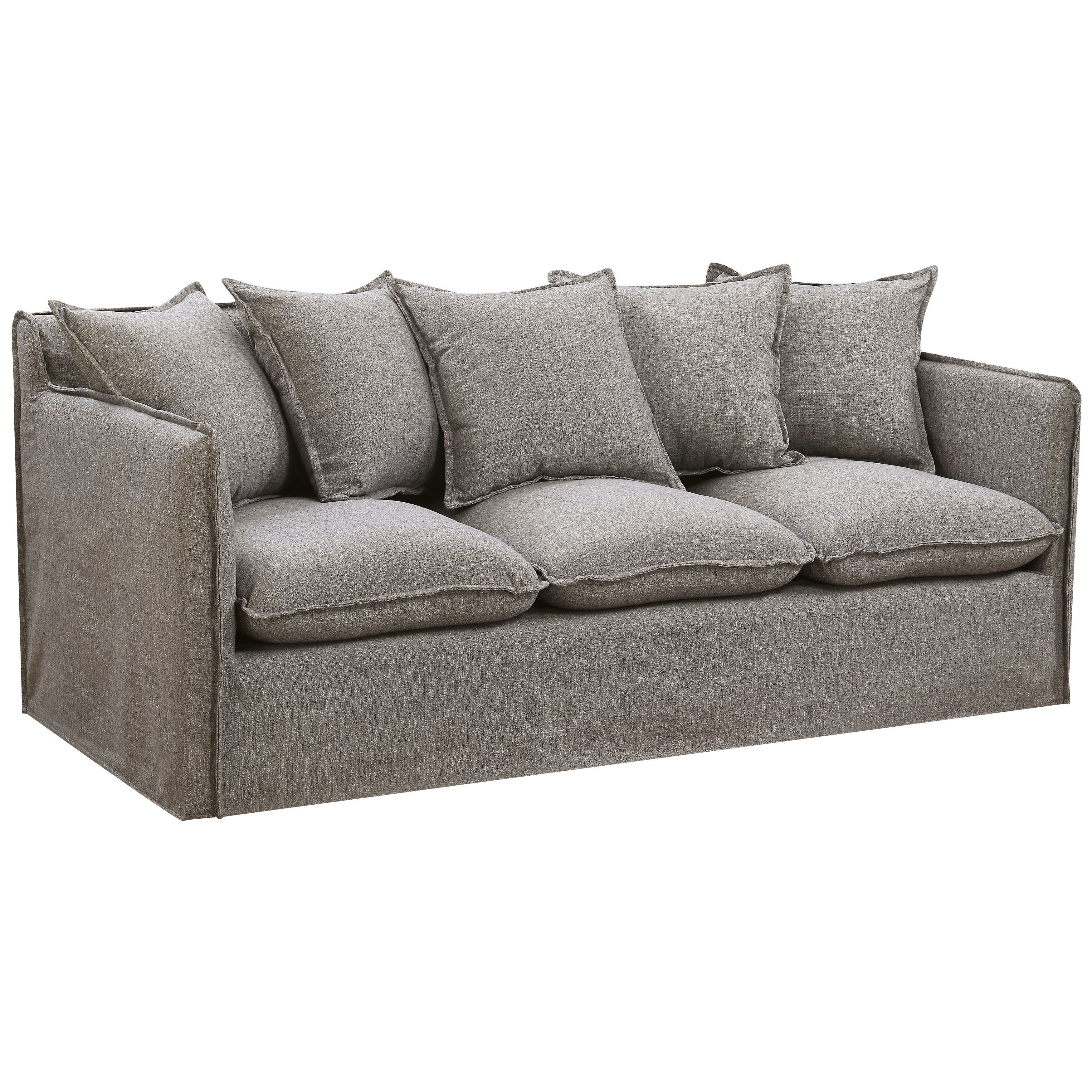 Furniture Of America Rass Boho Shabby Chic Linen Fabric Sofa