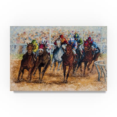 Sher Sester 'The Derby' Canvas Art