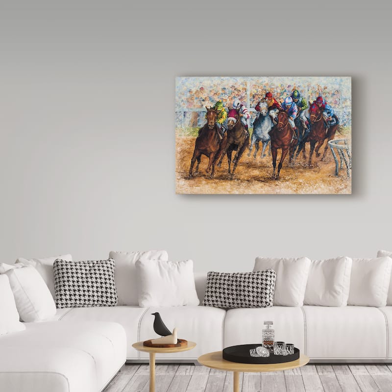 Sher Sester 'The Derby' Canvas Art