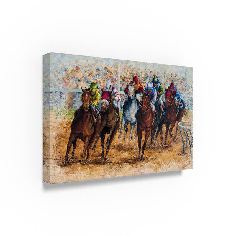 Sher Sester 'The Derby' Canvas Art