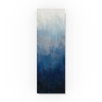 Silvia Vassileva 'Silver Wave II' Canvas Art