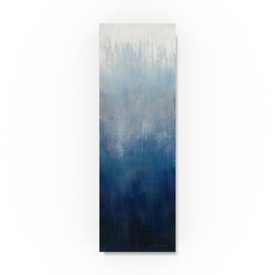 Silvia Vassileva 'Silver Wave I' Canvas Art