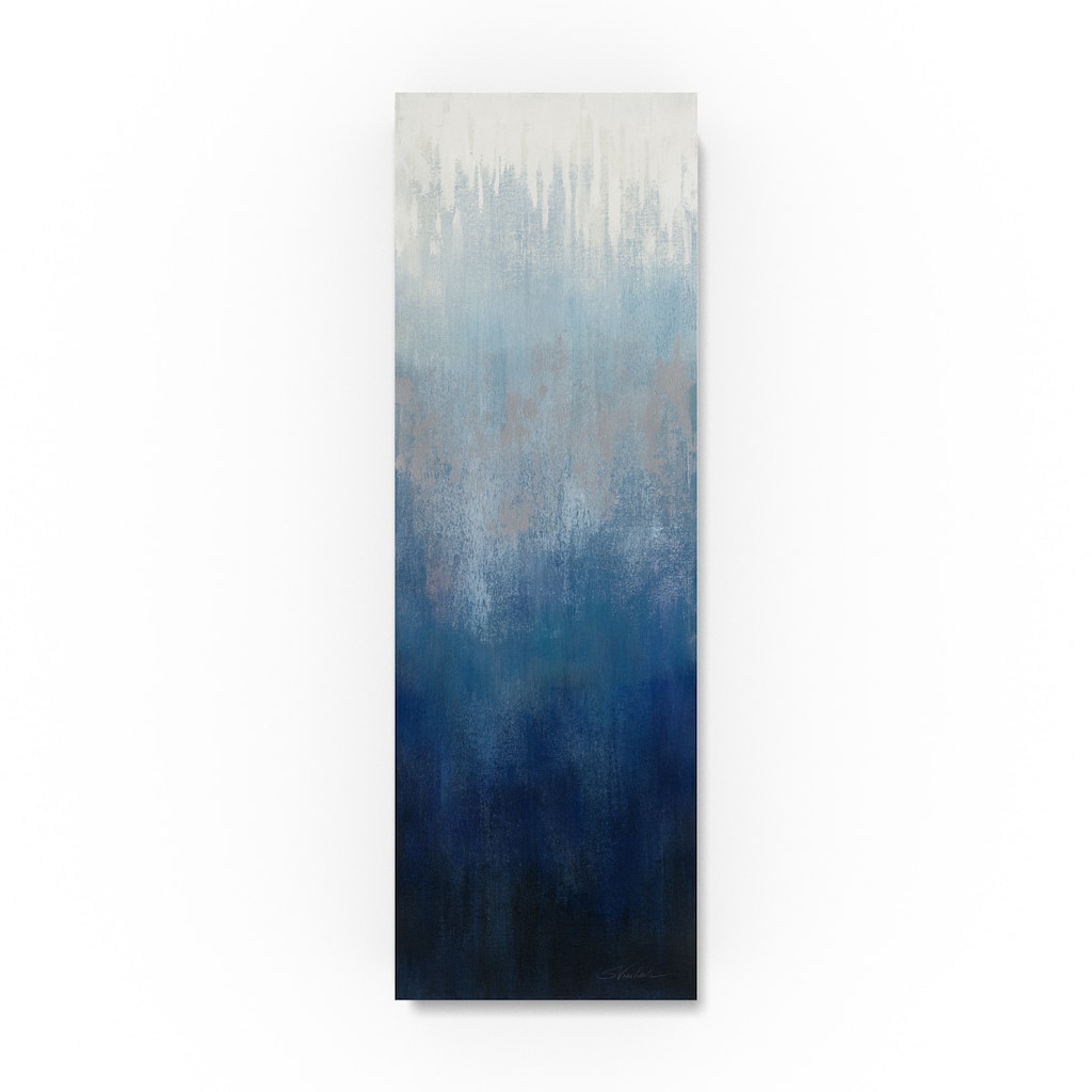 Silvia Vassileva 'Silver Wave I' Canvas Art