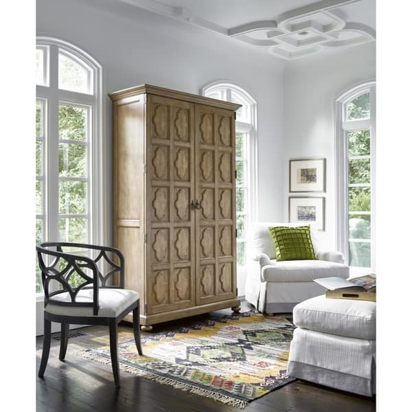 Shop Postscript British Tan 2 Door Cameo Wardrobe Free Shipping