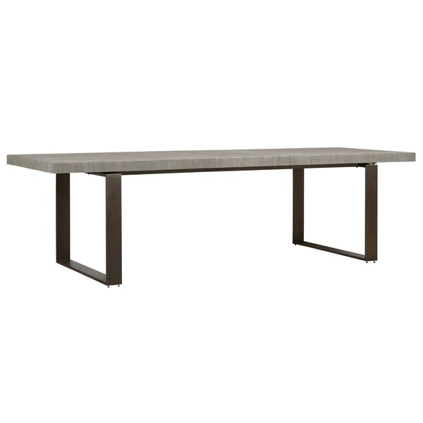 Shop Modern Flint Rectangular Robards Dining Table Bronze Free