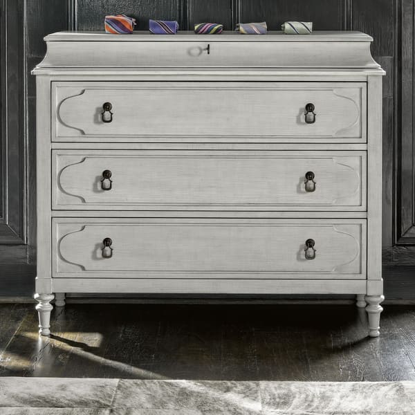 Postsript Linen 4 Drawer Cancale Hall Chest Linen 4 Drawer Cancale Hall Chest