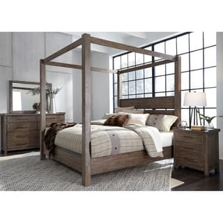 Canopy Bed Wood Online At Our Best Bedroom Sonoma Road Weather Beaten Bark King Canopy Bed