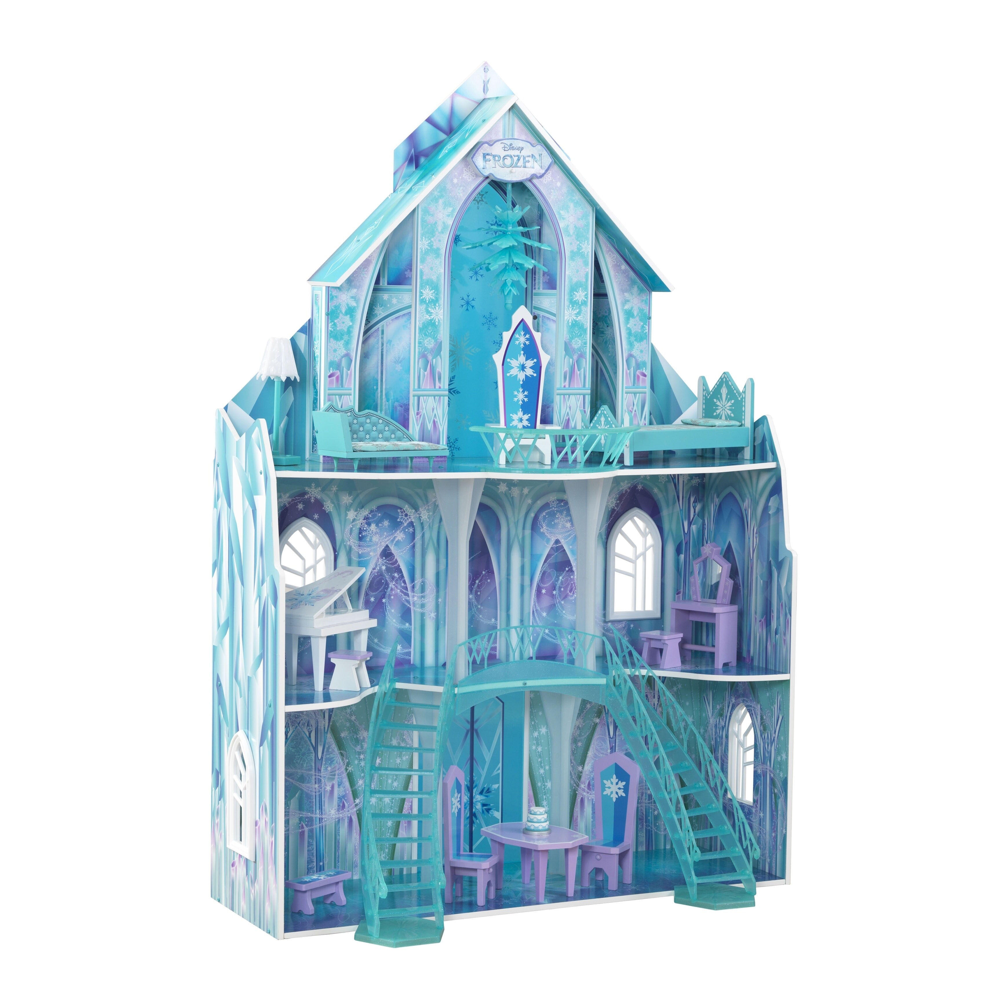 kidkraft disney frozen ice castle dollhouse