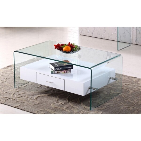 Shop Best Quality Furniture White 2Piece Coffee and End Table Set