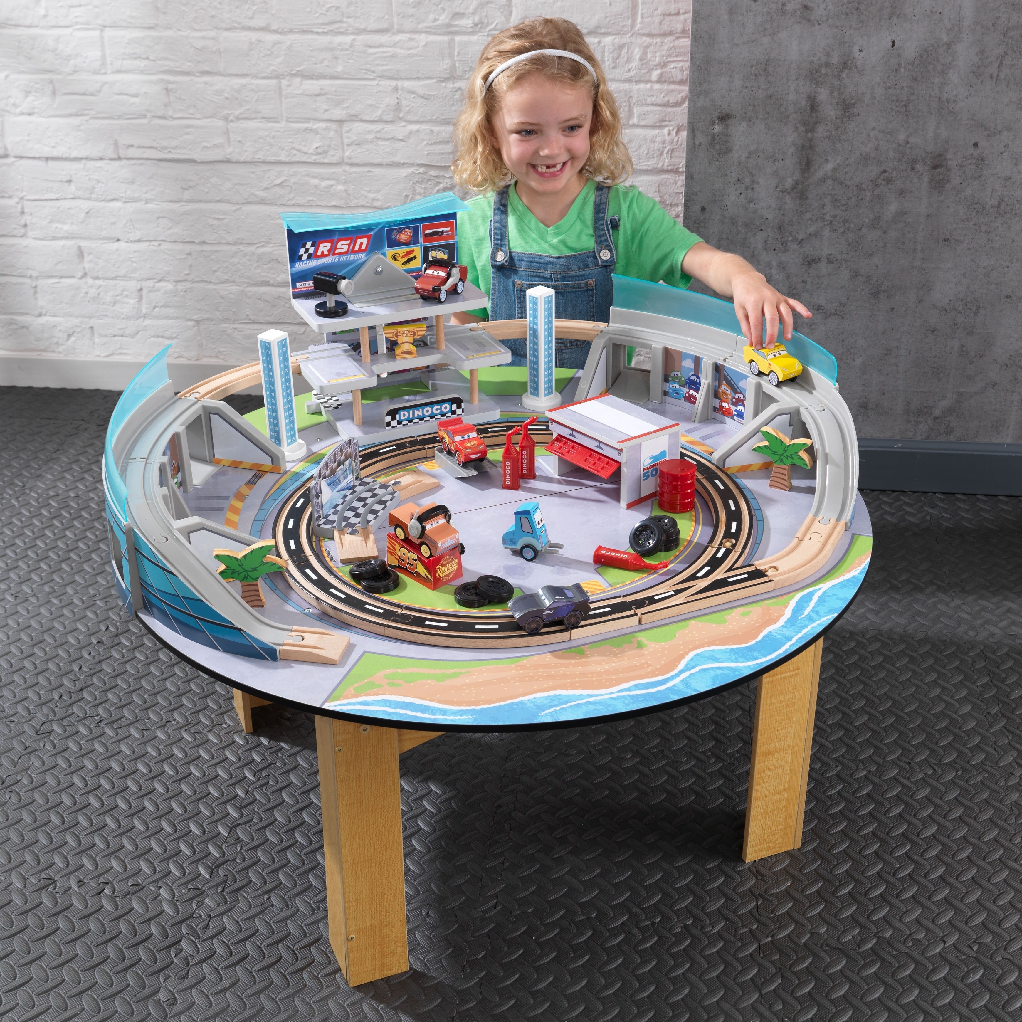 pixar cars table