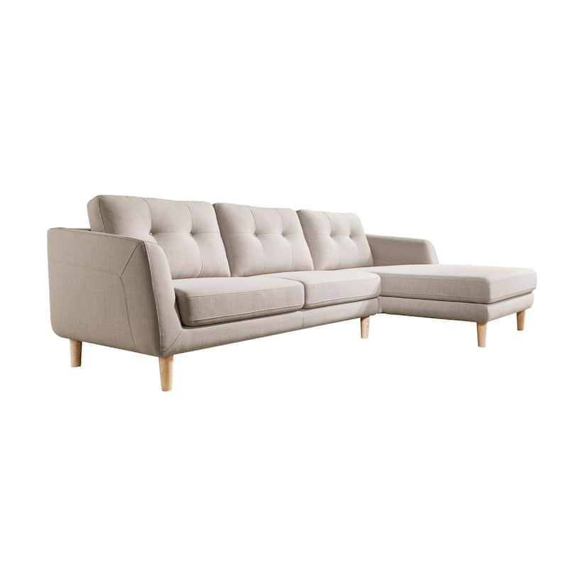 Aurelle Home Ursula Modern Sectional Sofa