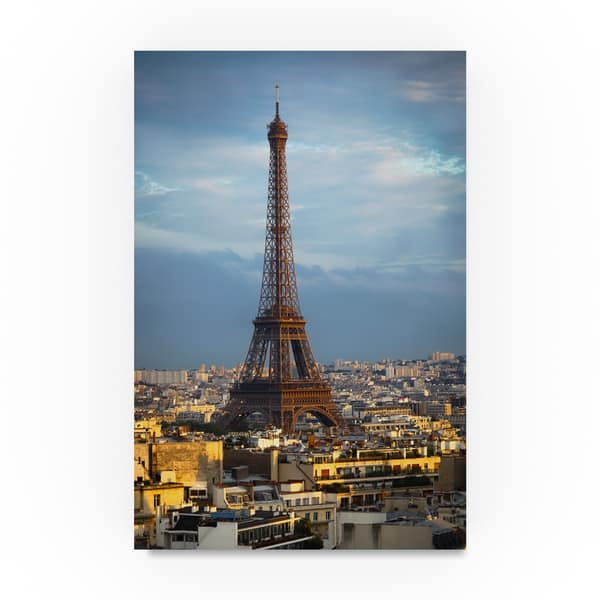 Chris Bliss 'Eiffel Tower 5' Canvas Art - Bed Bath & Beyond - 18714255