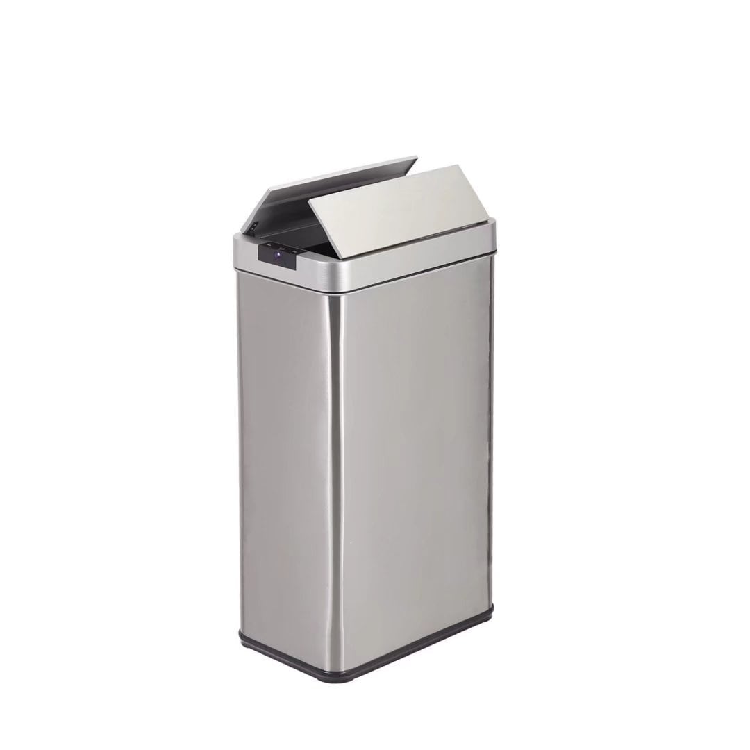18 Gallon Trash Can Touch Free Sensor Stainless Steel 18 Gallon Trash Can Touch Free Sensor