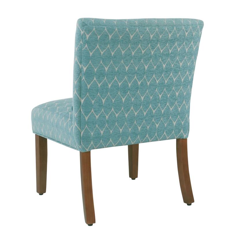 Porch & Den Valderrama Geometric Patterned Accent Chair with Pillow