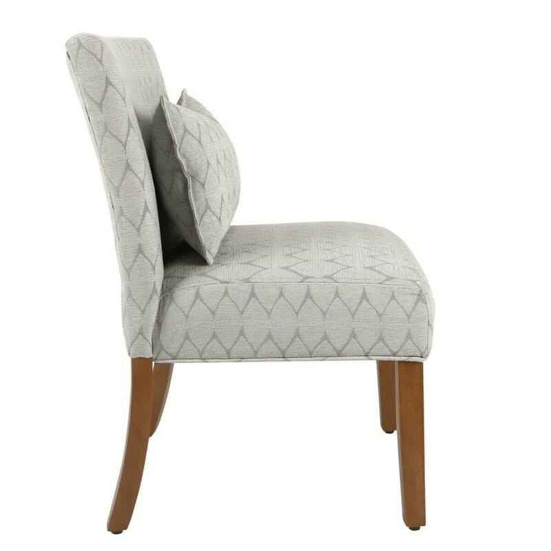 Porch & Den Valderrama Geometric Patterned Accent Chair with Pillow