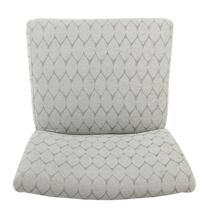 Porch & Den Valderrama Geometric Patterned Accent Chair with Pillow