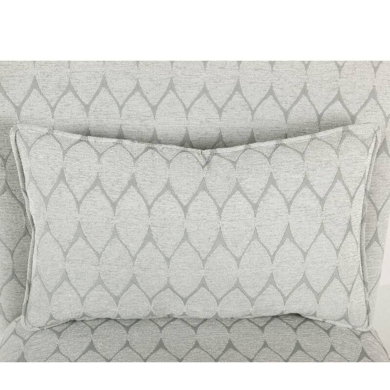 Porch & Den Valderrama Geometric Patterned Accent Chair with Pillow