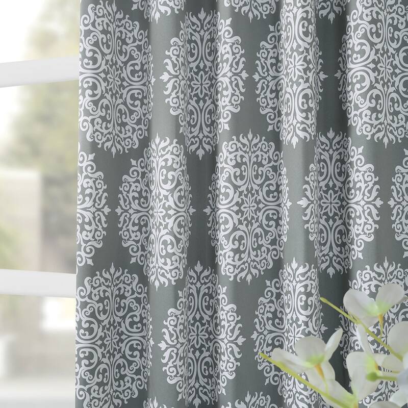 Exclusive Fabrics Meridian Room Darkening Curtain Panel Pair (2 Panels)