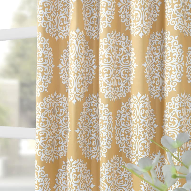 Exclusive Fabrics Meridian Room Darkening Curtain Panel Pair (2 Panels)