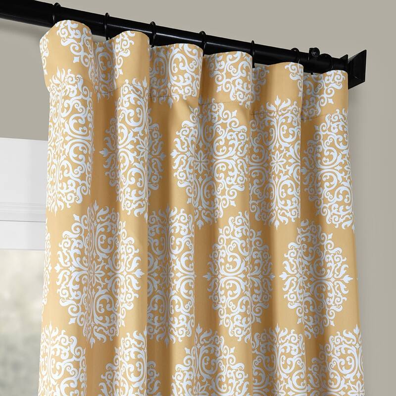 Exclusive Fabrics Meridian Room Darkening Curtain Panel Pair (2 Panels)