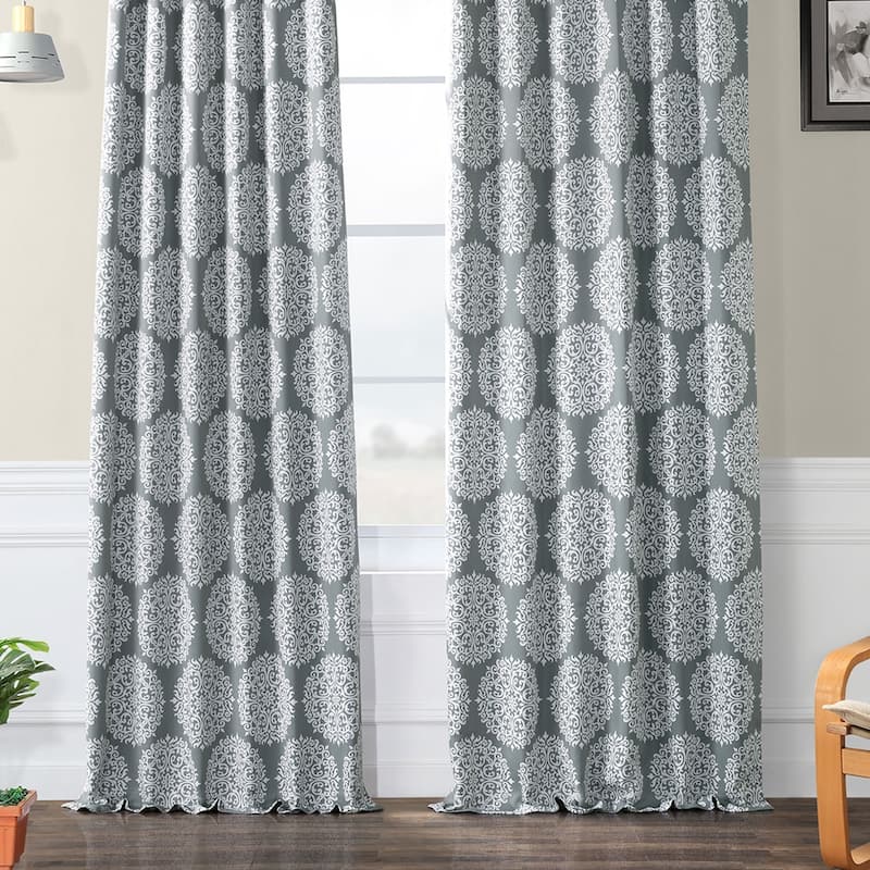 Exclusive Fabrics Meridian Room Darkening Curtain Panel Pair (2 Panels)