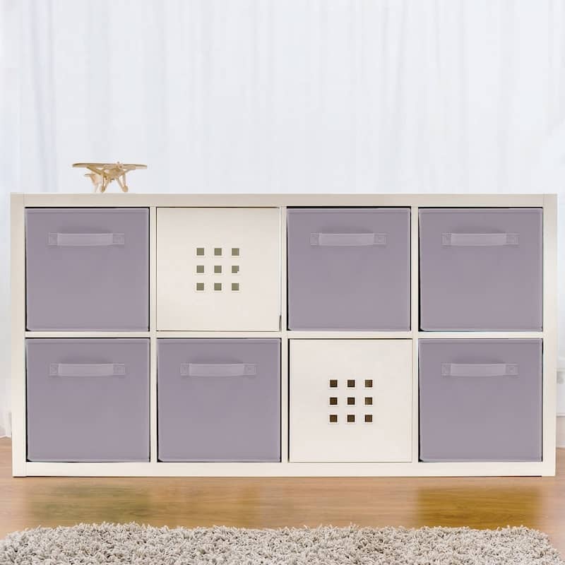 Foldable Storage Cubes - 6 Pack, Pastel Purple