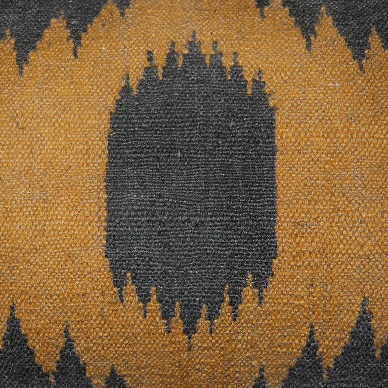 Handmade Tribal Kilim Upholstered Bench (India) - 48" L x 15" W x 15" H