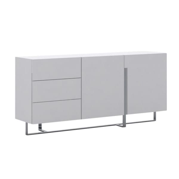 COLLINS High Gloss White Lacquer Buffet by Casabianca Home
