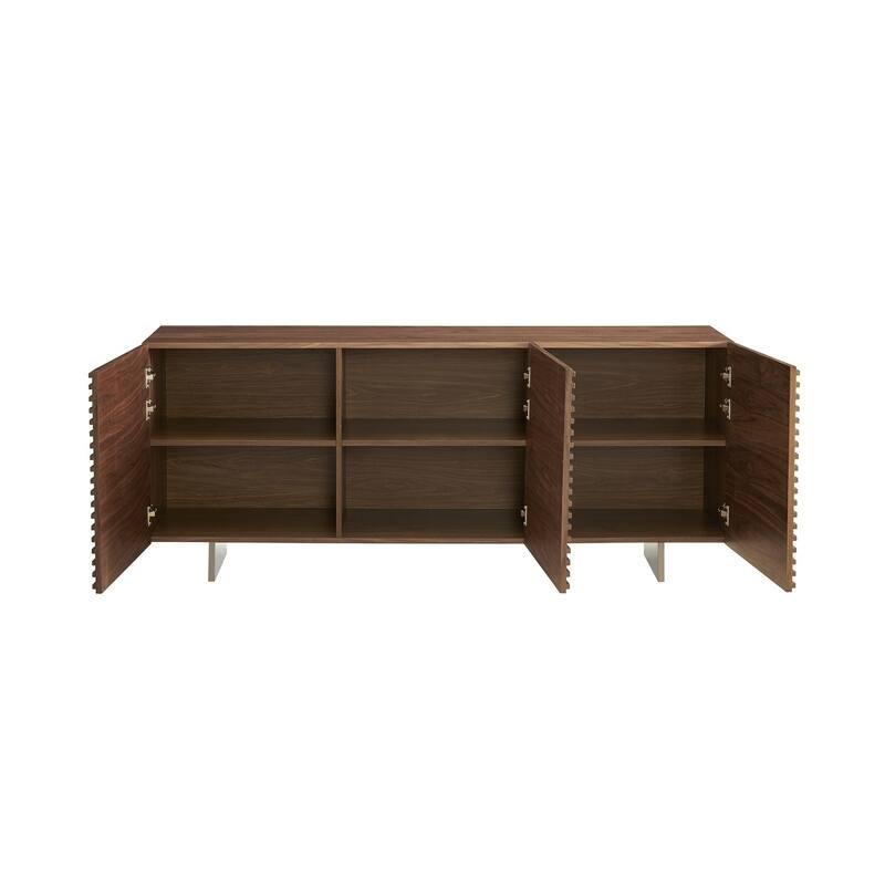 MOON Walnut Veneer Buffet by Casabianca Home