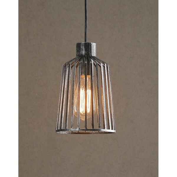Design Craft Henley Aged Metal 1 Light Mini Pendant Free Shipping Design Craft Henley Aged Metal 1 Light Mini Pendant