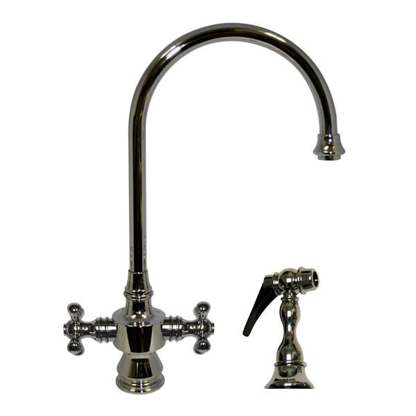 Shop Whitehaus Collection Vintage Iii Kitchen Faucet Overstock 18734981