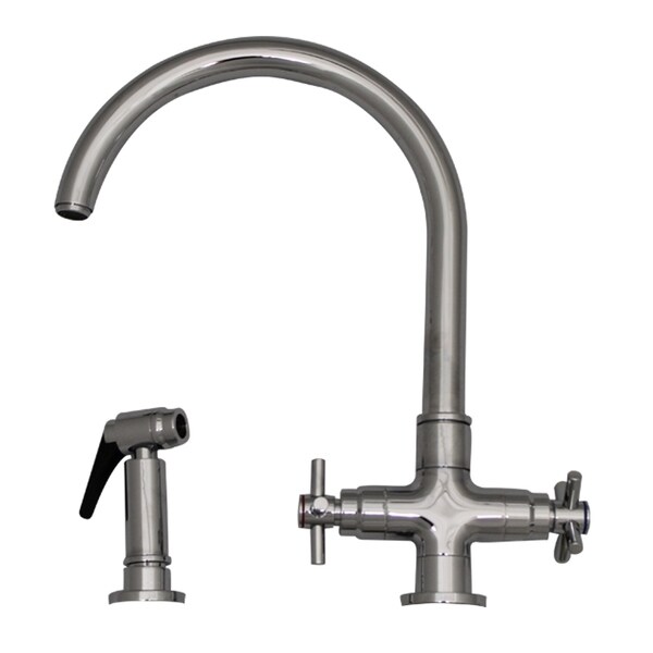 Whitehaus Collection Luxe Kitchen Faucet Chrome Clear Free Whitehaus Collection Luxe Kitchen Faucet Chrome Clear