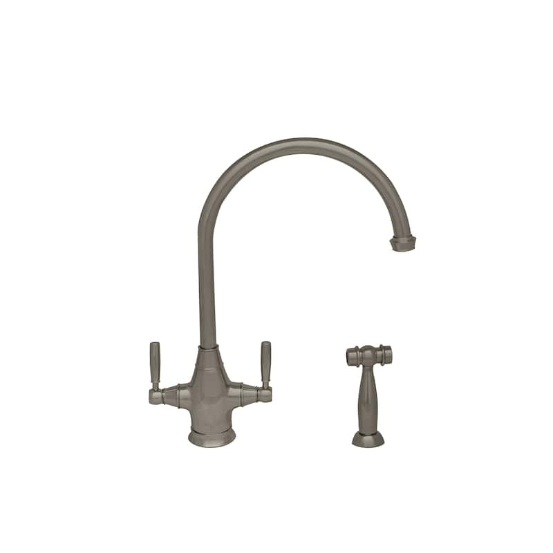 Whitehaus Collection Queenhaus Kitchen Faucet - Brushed Nickel