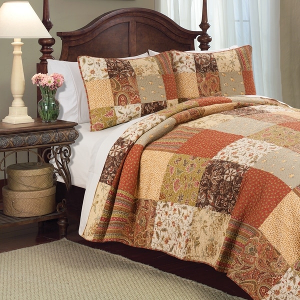 Crispin Rustic Cotton Quilt Set