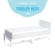 preview thumbnail 12 of 11, Milliard 2-Inch Ventilated Memory Foam Crib/Toddler Bed Mattress Topper with Removable Waterproof Cover