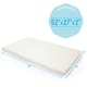 preview thumbnail 8 of 11, Milliard 2-Inch Ventilated Memory Foam Crib/Toddler Bed Mattress Topper with Removable Waterproof Cover