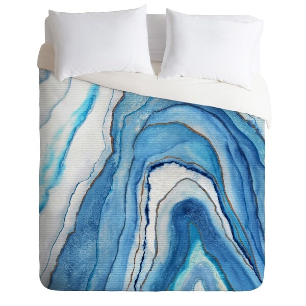 Shop Viviana Gonzalez Agate Inspired Watercolor Abstract 02 Duvet