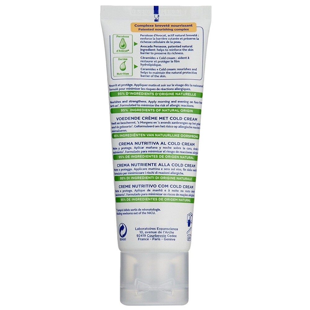 nourishing cream with cold cream mustela