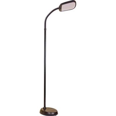 LED Bright Reader Natural Daylight Full Spectrum Floor Lamp Black NEW SLIMMER DESIGN - N/A