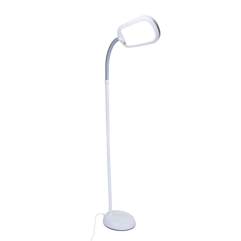 LED Bright Reader Natural Daylight Full Spectrum Floor Lamp Grey NEW SLIMMER DESIGN
