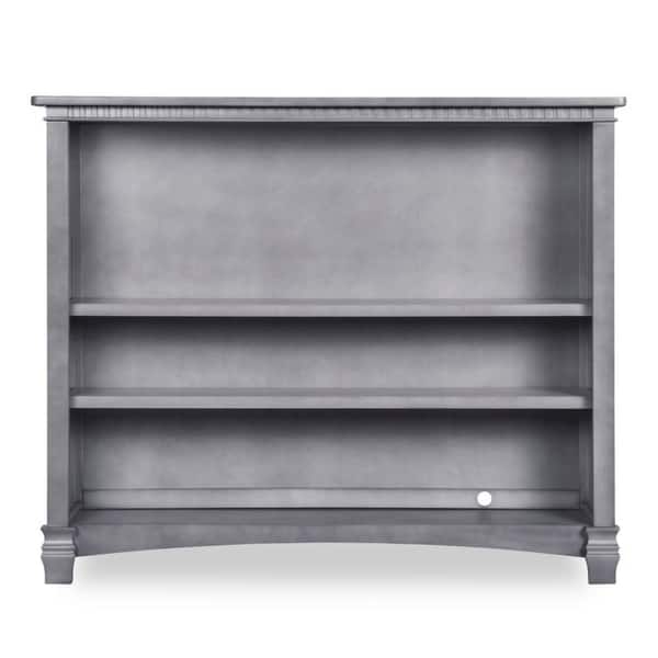 slide 2 of 3, Evolur Cheyenne Bookcase, Storm Grey