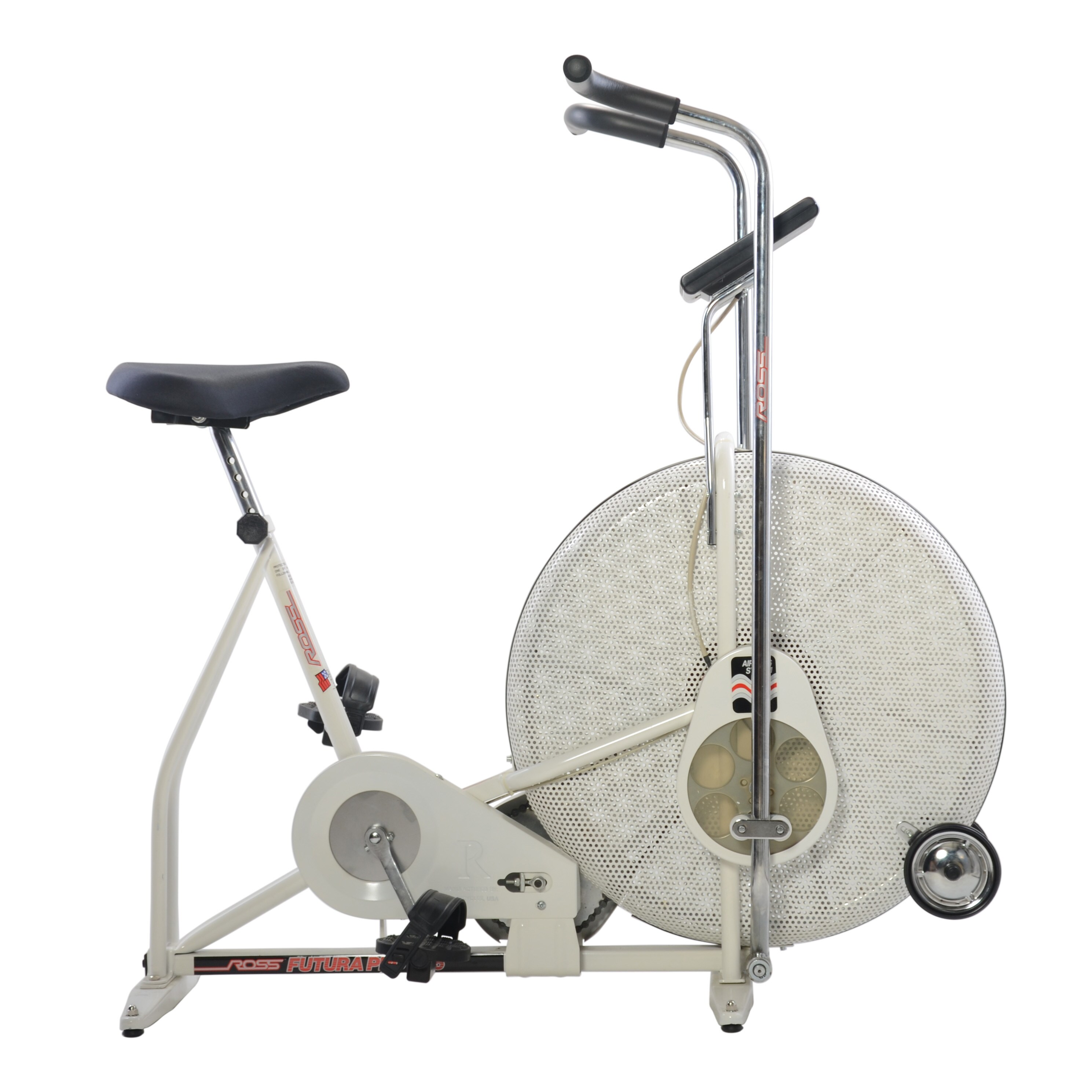 exercise bike with fan wheel