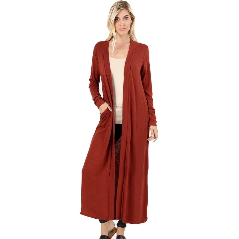 long sleeve maxi cardigan