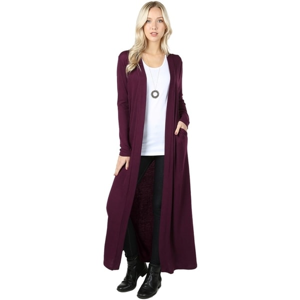 womens maxi cardigan sweaters