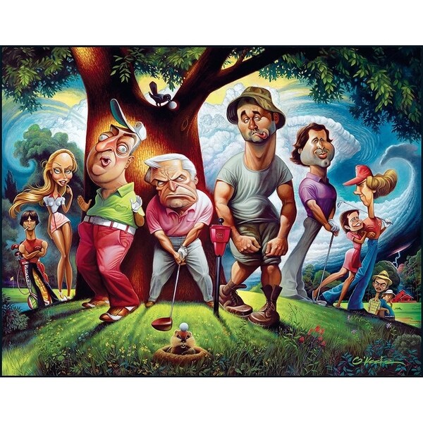 A Tribute To Caddyshack Giclée Framed Print Bushwood