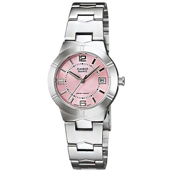 casio women's stainless steel watch