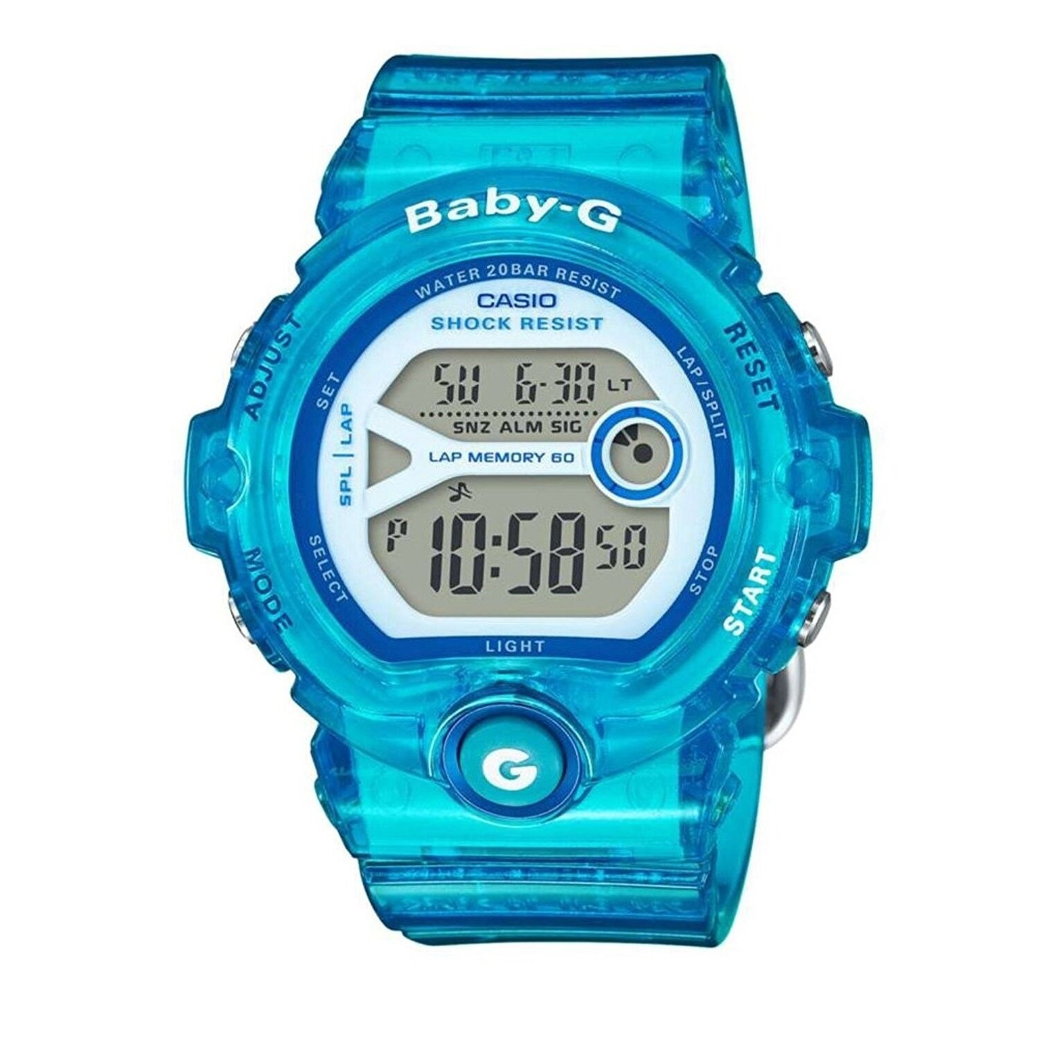 baby blue g shock watch