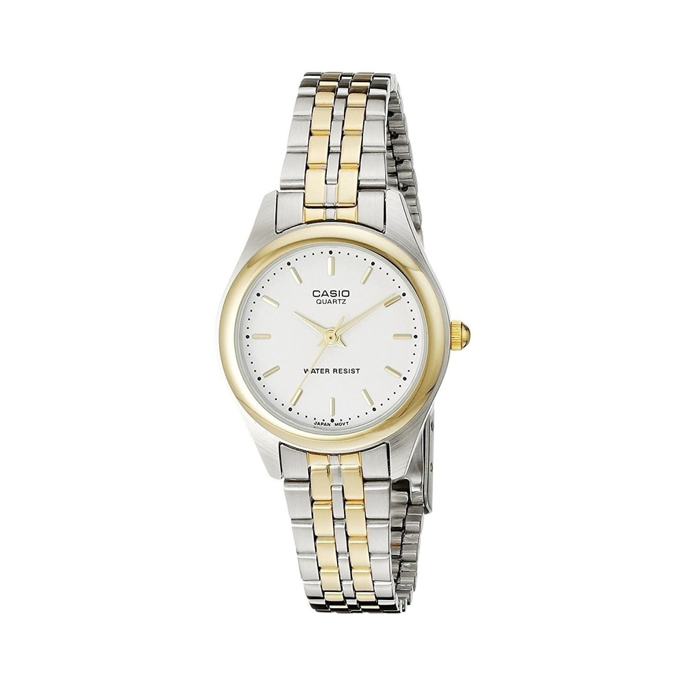 casio women's watch silver